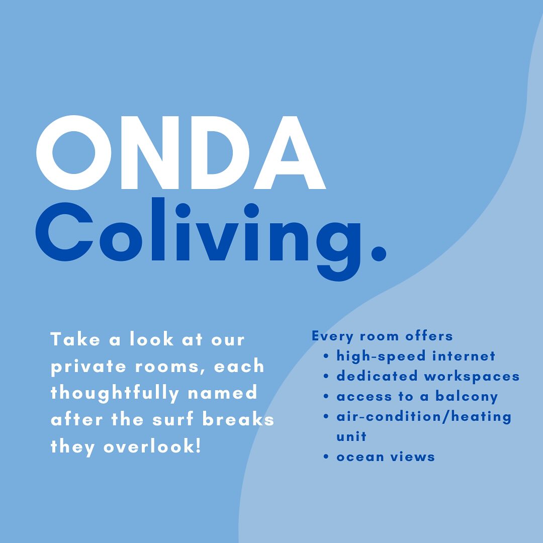 🌊 Did you know that our private rooms are named after the surf breaks they overlook? 🏄♂️
We still have a few spots available for September, but they’re filling up fast! Send us a message to secure your stay—we can’t wait to welcome you to Onda Coliving! ✨
#coworking #coliving #ondacoliving #workandsurf #remotework #digitalnomadlife #communityliving #accommodation #beachhouse #roomtour #workremotelyfromportugal #surfdestination #workandtraveleurope #beachlife