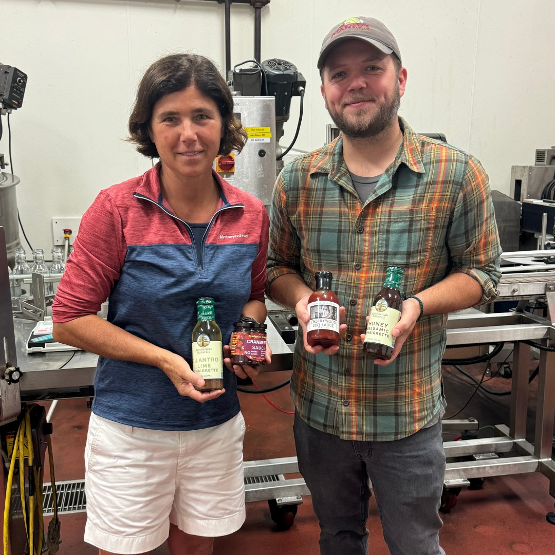 On the road! Our purchasing manager, Robbie, stopped in for a visit with Kristin at Appalachian Naturals in Goshen, MA.
Did you know the dairy in their ranch, buttermilk, creamy caesar, and blue cheese dressings is sourced from @highlawnfarm? That's local!
Salad dressings, BBQ sauce, mustards, and cranberry sauce are crafted on-site each week! That's fresh!
They pride themselves on products that are made with local ingredients that include low-sodium, gluten-free, and sugar-free options.
#shoplocal #supportlocalbusinesses #martyslocal
