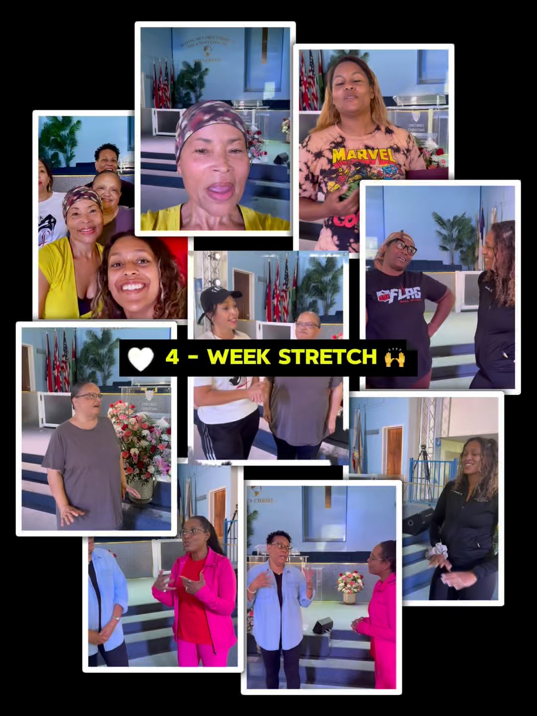 Whew 😅 these precious women of God bless me! When you think you’re being a blessing but in reality you’re being blessed… that part right there 🎯.
This was our 2nd of 4 stretch classes 🙆♀️ and God continues to grace us with strength to stretch, tone and sculpt! He receives the glory as we press, persevere and keep our minds set on winning until the end.
Will you celebrate these beautiful women of God with me and cheer 🎊 them on to completion? They’re doing an amazing work investing in their health AND helping me do the same lol. 🥰 #thankful
“Beloved, I pray that you may prosper in all things and be in health, just as your soul prospers.” III John 1:2 NKJV
#love #life #lifestyle #purpose #peace #victory #motivation #inspiration #health #healthy #mindset #win #winners #womenoffaith