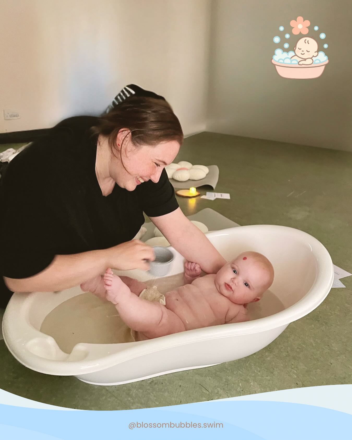 Our Bath Babies classes are designed to nurture the bond between you and your baby through the gentle, sensory power of water’s touch 💧
The warm water allows babies to feel safe and relaxed while supporting sensory, emotional, and physical development 🌸
Each session provides a relaxed, peaceful space to slow down, share calm moments, and celebrate your baby’s journey in water 💛
Suitable for babies 4 weeks to pre-crawling. Enquire now, ready to start our next block in January 🛁
——
☎️ 07475 623830
💻 www.blossombubbles.co.uk
📧 sophie@blossombubbles.co.uk
