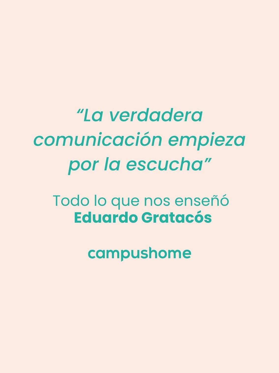 La verdadera comunicación empieza por la escucha,…