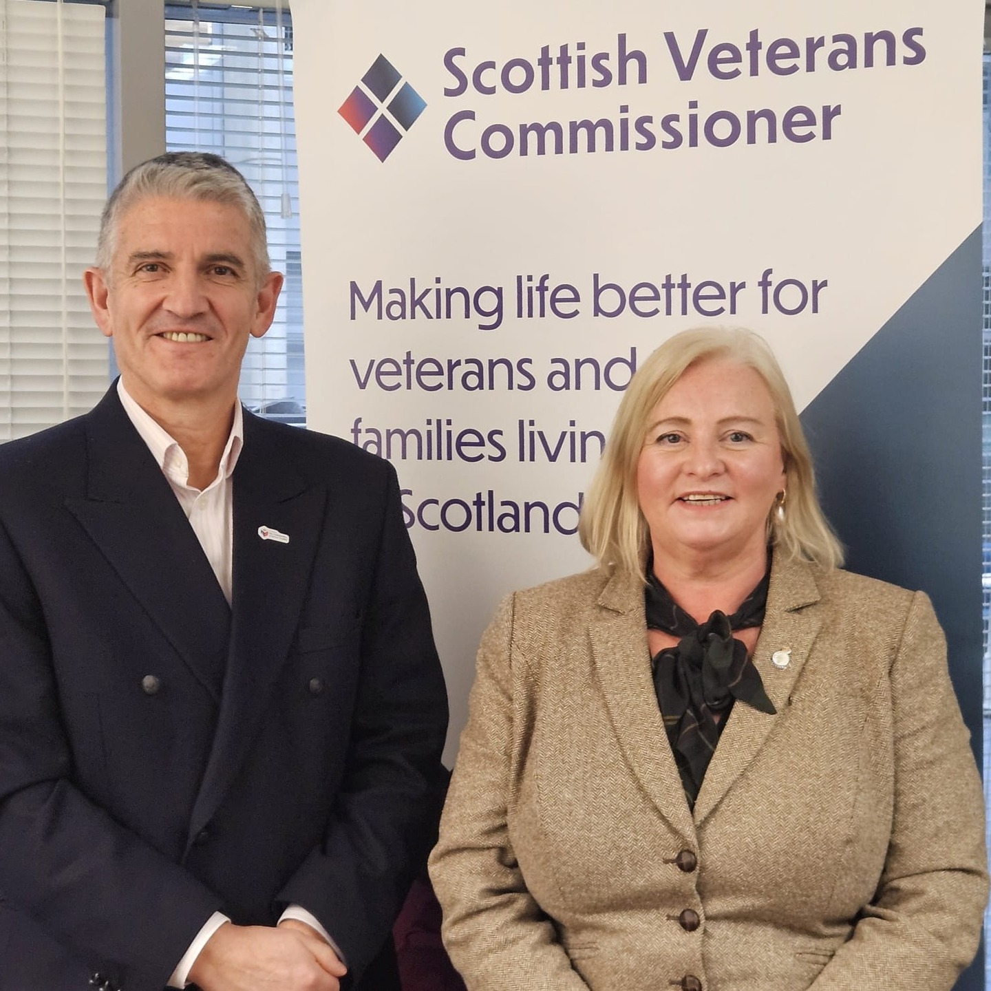 A really helpful and productive catch up with the Chair, Lieutenant General Sir Nick Pope KCB CBE, and Director of Operations, Kate McCullogh, of @cobseo, The Confederation of Service Charities.
I greatly valued their UK-wide perspective on policy and practice, and the opportunity to share insights from Scotland.
