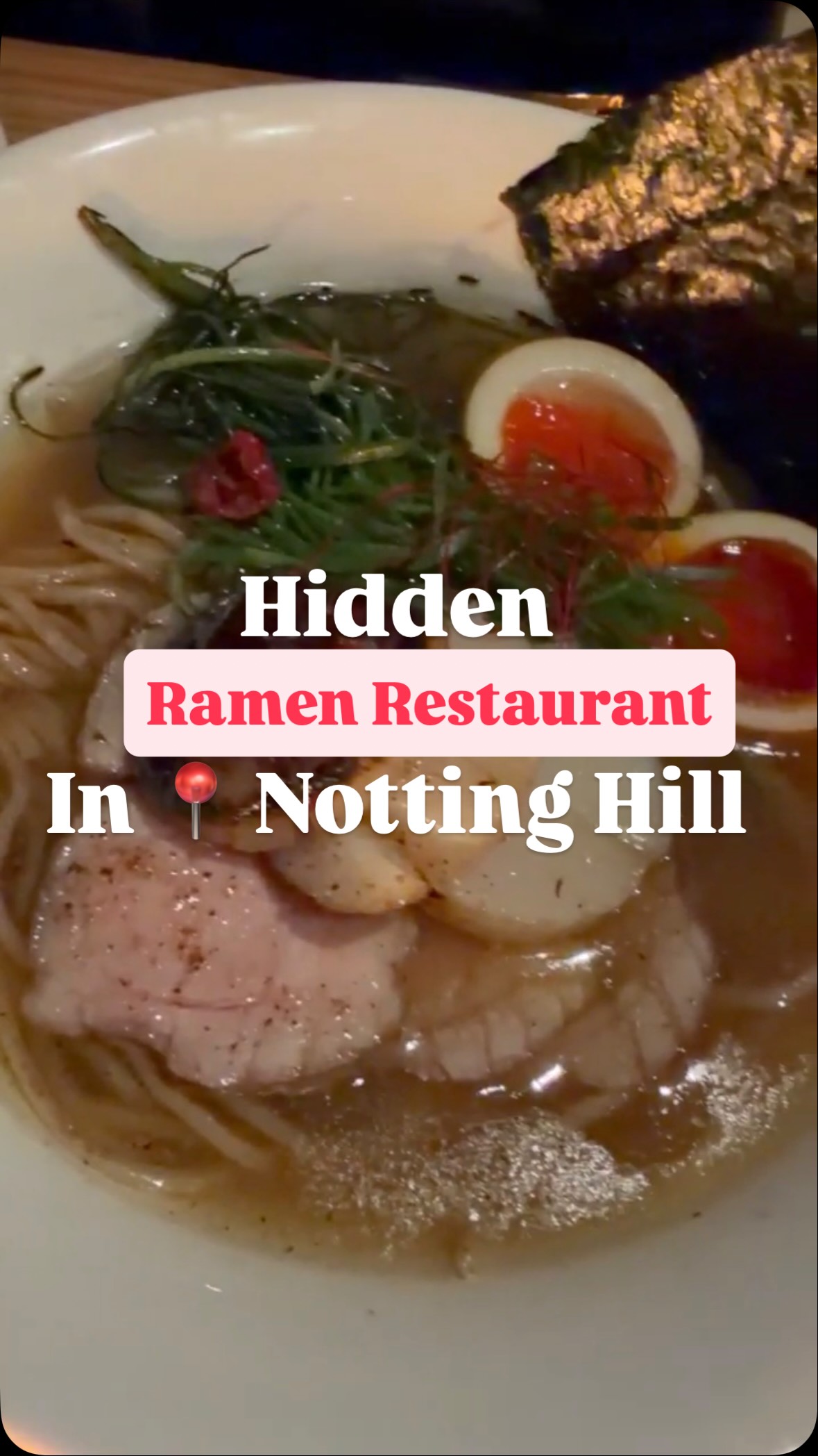 Notting Hill nights done RIGHT 🍜✨
Slipped into a seriously under-the-radar spot—hidden *inside* a grocery store. Walking into @robinsramen, the London popup from head chef @robinkosuge, is an experience in itself. Heavy velvet curtains drawn, shelves disguised… step through and suddenly it’s all low-lit, intimate, and quietly buzzing. A little surreal, a lot special.
Let’s get into it—
Tuna tartare layered with crispy, golden shoestring fries and a luscious, velvety egg yolk sauce—rich, salty, crunchy, silky all at once.
Daikon salad with ginger dressing = bright, zingy, deeply umami. Crisp textures, super refreshing… easily one of my favorite bites of the night.
Then came the feast—
Pork & lobster gyoza (juicy, slightly sweet)
Prawn bao (pillowy soft homemade buns!)
Monkfish cheek tempura (the best part of the fish, fried juicy tender)
And THEN… the ramen stole the show!🍜
⭐ Ultra luxe bowl with sweet Orkney scallops + a deeply comforting, slow-developed chicken broth—clean yet indulgent, layered with flavor.
⭐ Chicken charshu ramen with wontons—comforting, aromatic, with melt-in-your-mouth chicken and delicate parcels throughout.
Every bowl felt thoughtfully balanced—light but rich with complexity, full of depth without being heavy, packed with little details to savor in every bite.
Pro tip: maybe don’t sit too close to the curtain openings unless you’re into cheeky cold bum and back by the end of the meal.
Finished with Okinawa black sugar ice cream—caramel-y, smoky sweetness, the perfect soft landing.
A genuinely standout meal—creative, comforting, and quietly cool. Go now before the secret’s fully out 👀
#LondonEats #NottingHill #HiddenGemLondon #RamenObsessed #FoodieFinds LondonFoodScene NoodleHeaven EatLondon UnderTheRadar WorthTheTrip Notting Hill nights done RIGHT 🍜✨
Slipped into a seriously under-the-radar spot—hidden *inside* a grocery store. Walking into @robinsramen, the London popup from head chef @robinkosuge, is an experience in itself. Heavy velvet curtains drawn, shelves disguised… step through and suddenly it’s all low-lit, intimate, and quietly buzzing. A little surreal, a lot special.
Let’s get into it—
Tuna tartare layered with crispy, golden shoestring fries and a luscious, velvety egg yolk sauce—rich, salty, crunchy, silky all at once.
Daikon salad with ginger dressing = bright, zingy, deeply umami. Crisp textures, super refreshing… easily one of my favorite bites of the night.
Then came the feast—
Pork & lobster gyoza (juicy, slightly sweet)
Prawn bao (pillowy soft homemade buns!)
Monkfish cheek tempura (the best part of the fish, fried juicy tender)
And THEN… the ramen stole the show!🍜
⭐ Ultra luxe bowl with sweet Orkney scallops + a deeply comforting, slow-developed chicken broth—clean yet indulgent, layered with flavor.
⭐ Chicken charshu ramen with wontons—comforting, aromatic, with melt-in-your-mouth chicken and delicate parcels throughout.
Every bowl felt thoughtfully balanced—light but rich with complexity, full of depth without being heavy, packed with little details to savor in every bite.
Pro tip: maybe don’t sit too close to the curtain openings unless you’re into cheeky cold bum and back by the end of the meal.
Finished with Okinawa black sugar ice cream—caramel-y, smoky sweetness, the perfect soft landing.
A genuinely standout meal—creative, comforting, and quietly cool. Go now before the secret’s fully out 👀
#LondonEats #NottingHill #HiddenGemLondon #RamenObsessed #FoodieFinds LondonFoodScene NoodleHeaven EatLondon UnderTheRadar WorthTheTrip