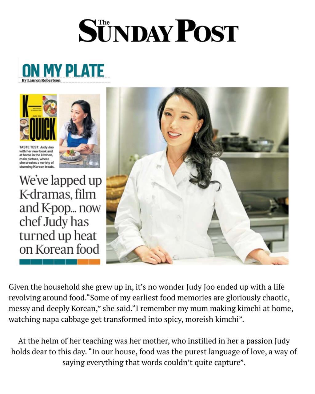 Growing up, cooking in my house was gloriously chaotic– and I wouldn’t have it any other way. I sat down with @sunday.post to talk about those memories, my unexpected path from Columbia Engineering to the kitchen, and why Korean food is finally having its moment. Now that Korean flavors are more accessible than ever, I’m excited to show how simple and imaginative they can be. Check out the Sunday Post to read the full story.
#foodstories #koreanchef #hallyufood Growing up, cooking in my house was gloriously chaotic– and I wouldn’t have it any other way. I sat down with @sunday.post to talk about those memories, my unexpected path from Columbia Engineering to the kitchen, and why Korean food is finally having its moment. Now that Korean flavors are more accessible than ever, I’m excited to show how simple and imaginative they can be. Check out the Sunday Post to read the full story.
#foodstories #koreanchef #hallyufood